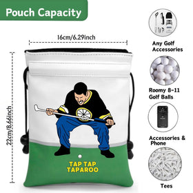 Artpreti Tap Tap Taparoo drawstring closeup with toggle lock attention