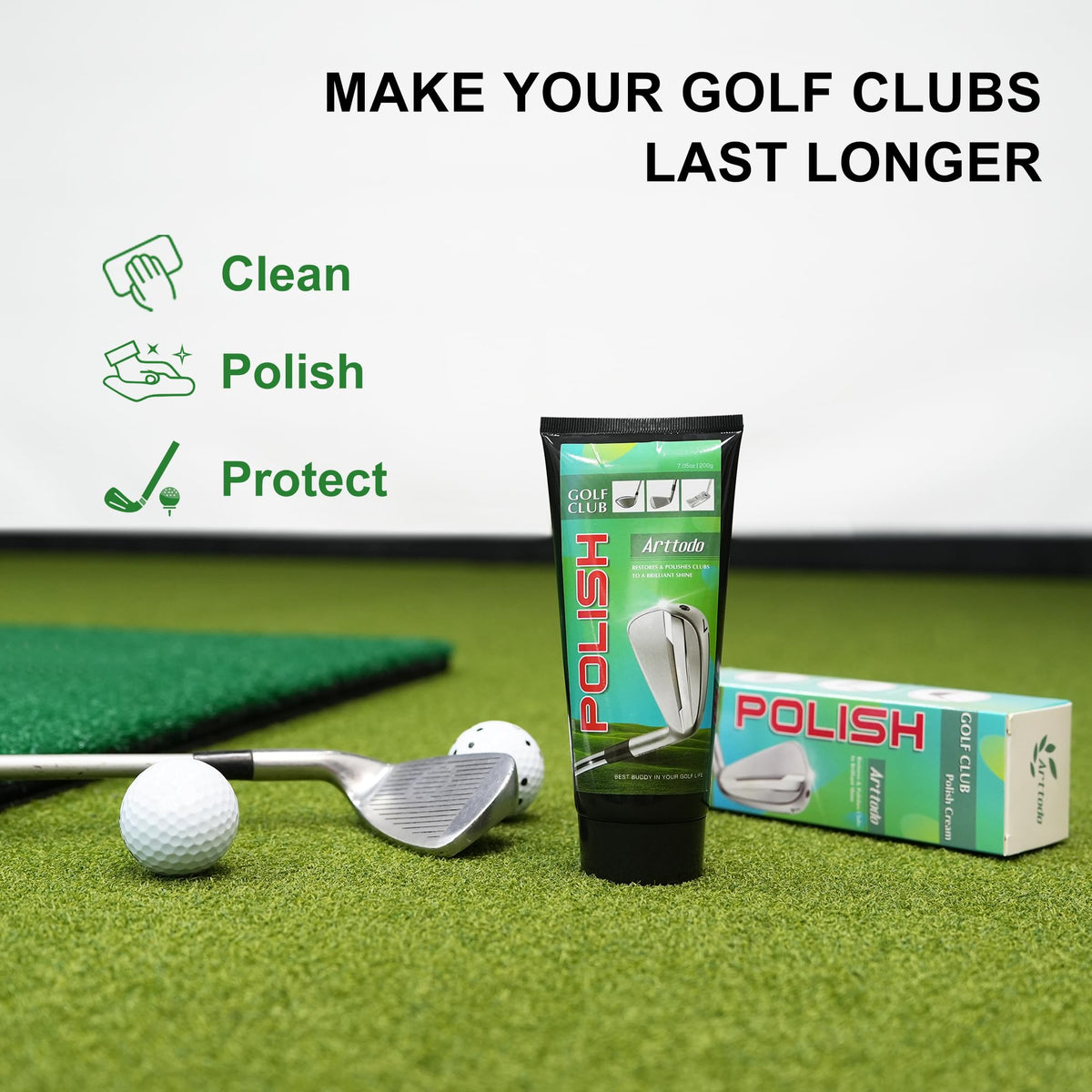 7 oz Arttodo paste offers long-lasting value for frequent golfers.