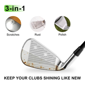 Arttodo scratch remover reduces minor blemishes on irons and wedges.