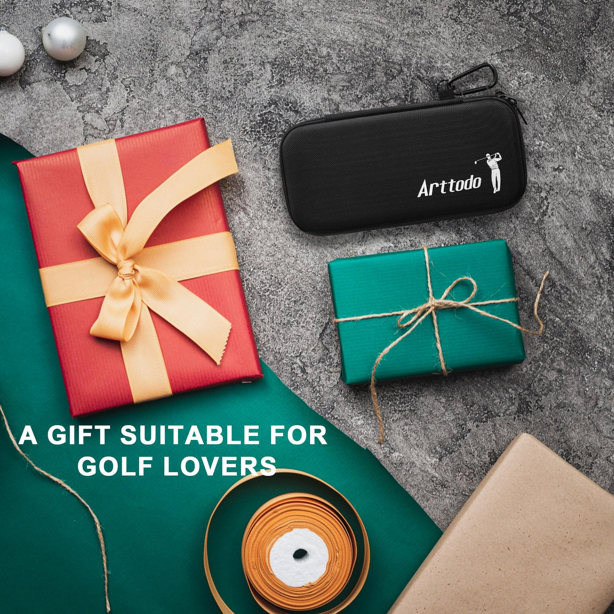Arttodo Golf Glove Case on the course keeps essentials within reach.