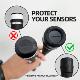 ARYZE sensor cover for midsized grips ensures secure sensor placement.