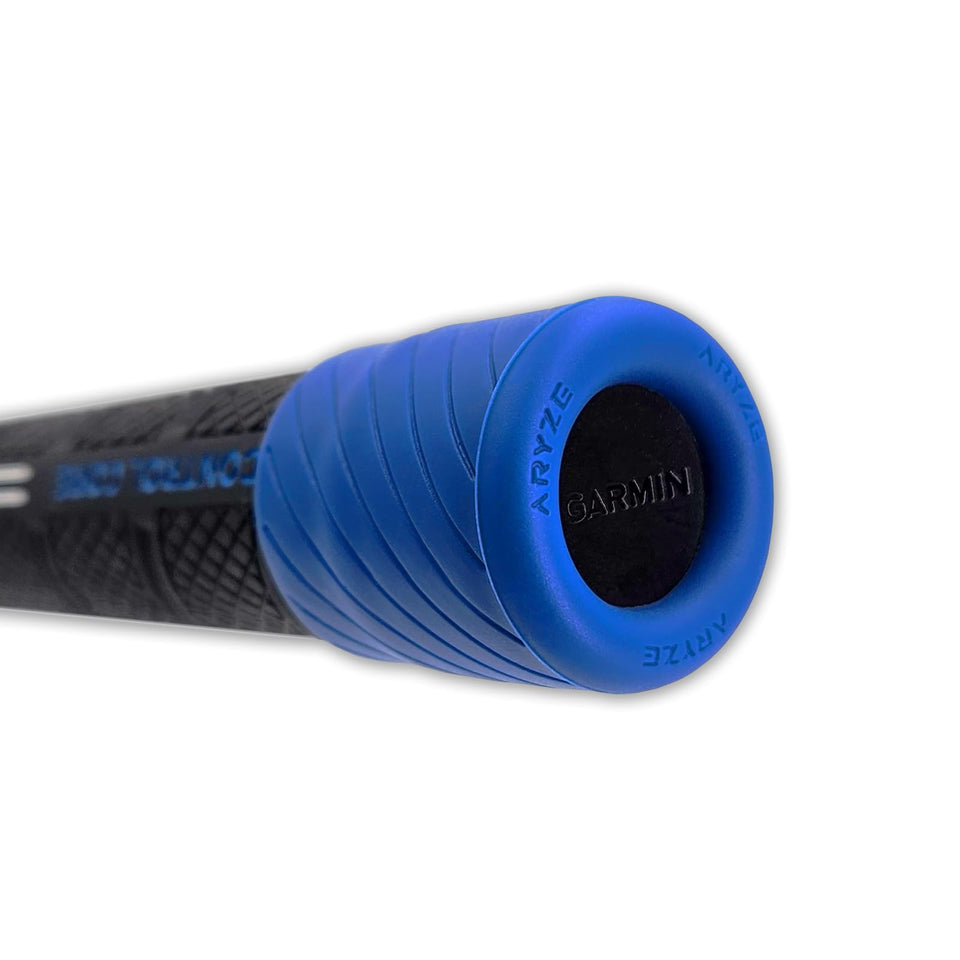 ARYZE 14-pack blue sensor covers on golf club for sensor protection and visibility