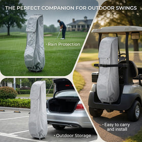 asdmm Golf Bag Rain Cover packaged for easy protection on the go