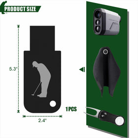 asdmm Magnetic Landing Pad rangefinder clip keeps rangefinders within reach during rounds.