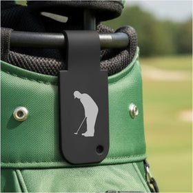 asdmm Magnetic Golf Bag Landing Pad towel clip keeps towels securely in place for quick access.