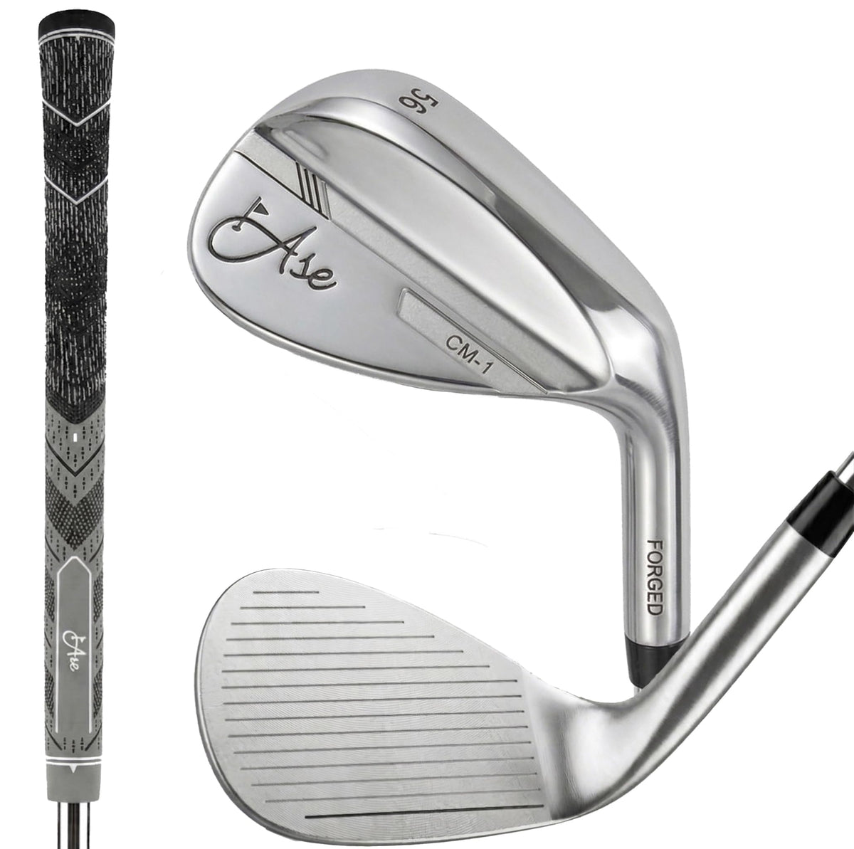 Ase Golf Premium CM-1 wedge head with tour-inspired design for precise spin control
