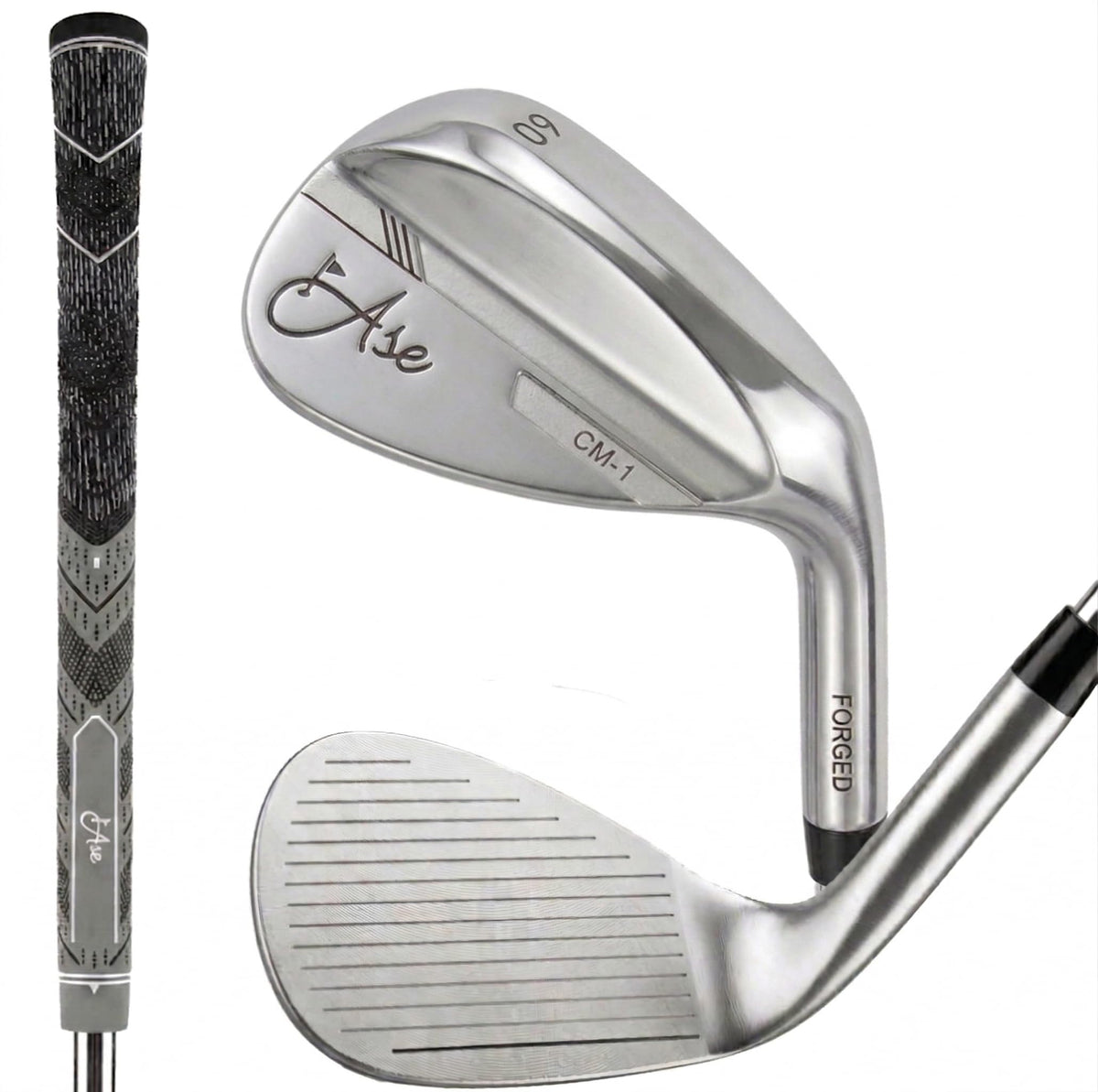 Ase Golf Premium CM-1 wedge set front view for a confident approach