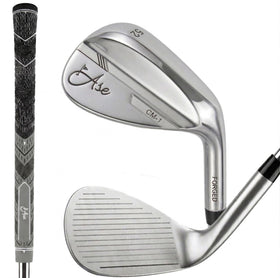 Ase Golf CM-1 52-degree wedge showing versatile spin capabilities for approach shots