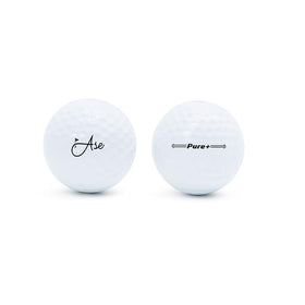 Ase Golf Pure+ ball in hand shows comfortable feedback and control