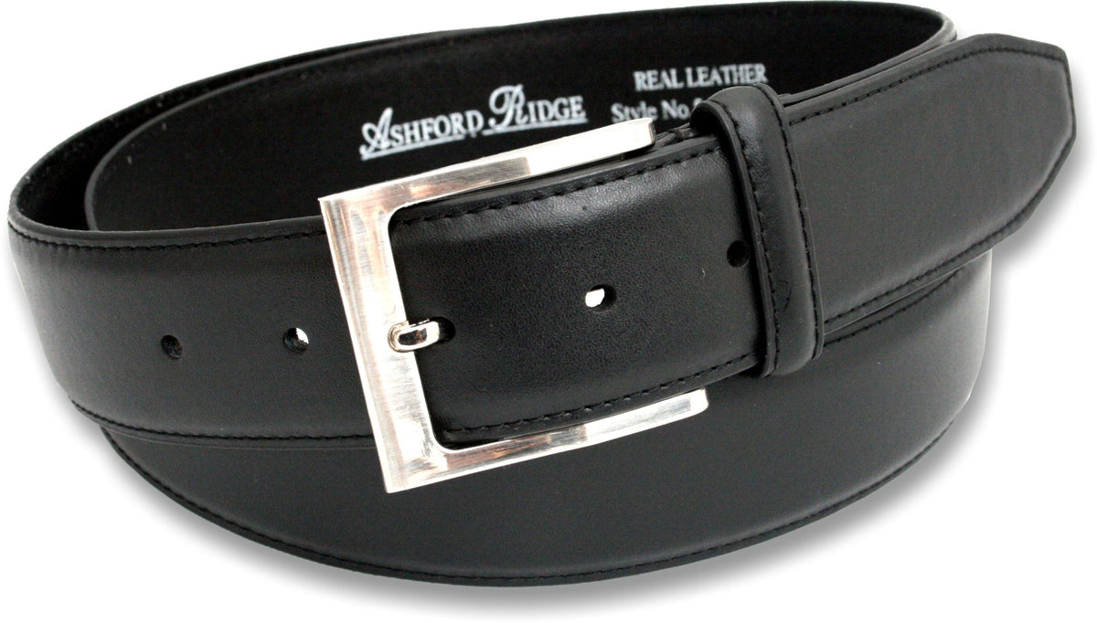 Ashford Ridge 38mm leather belt with feather-edge for durable daily wear
