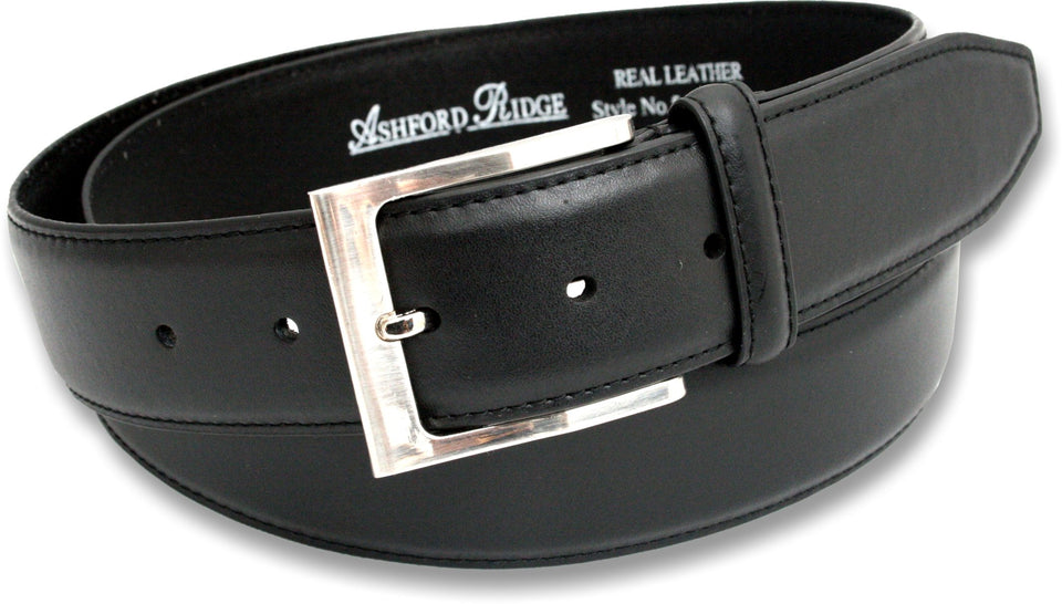Ashford Ridge 38mm leather belt with feather-edge for durable daily wear