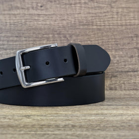 Ashford Ridge natural leather color variations close-up, each belt unique