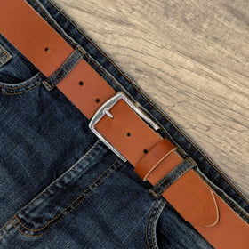 Ashford Ridge belt size guide helps accurate waist measurement