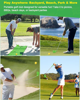 ASONA 36-inch adult clubs with ergonomic grips for comfortable, precise play.