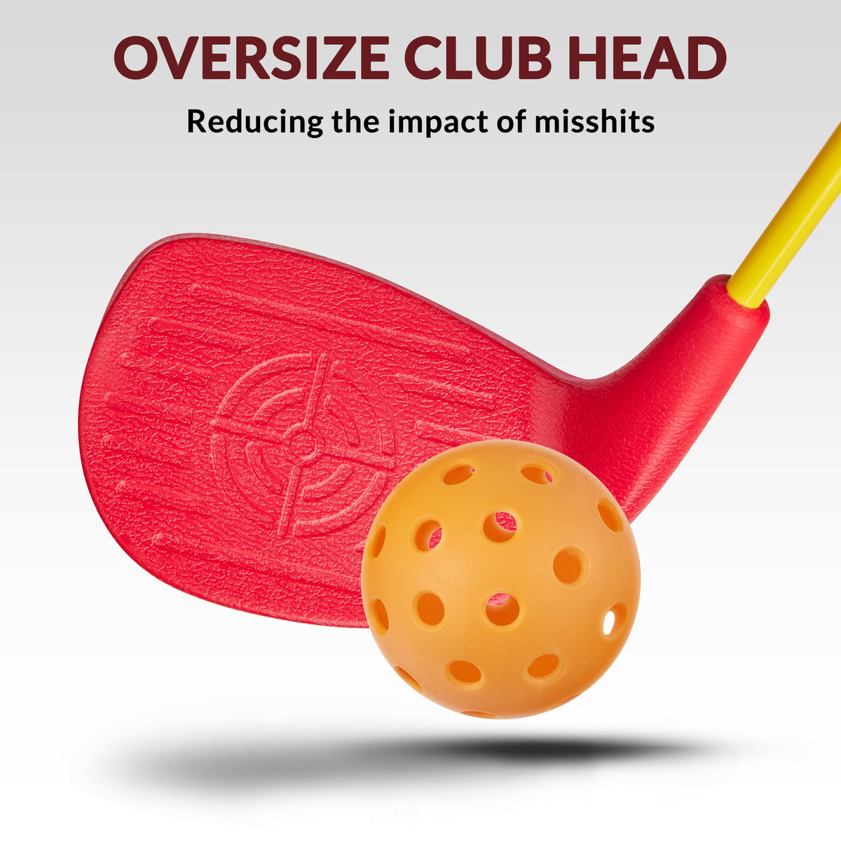 Oversized club heads from ASONA improve the forgiving sweet spot
