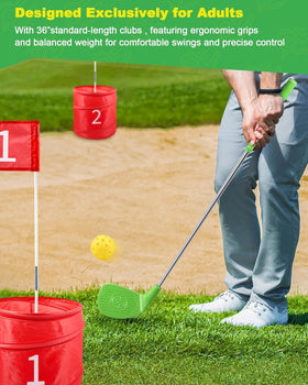 ASONA portable backyard and beach set for on-the-go golf fun.