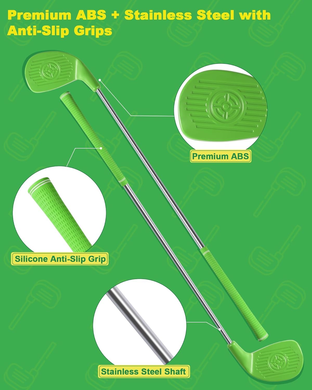 ASONA textured silicone grips provide anti-slip comfort, even when hands are wet.