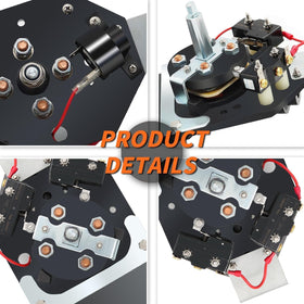 Aspaton micro-switches ensure responsive forward/reverse control.