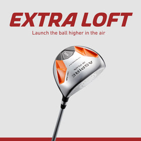 Deluxe 5-way top divider keeps clubs organized in the ASPIRE Junior Plus bag.
