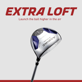 ASPIRE Junior Plus headcovers accompany the junior set for weather protection