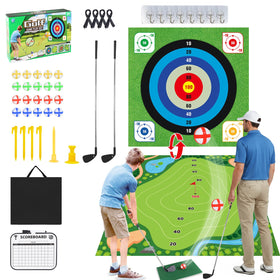 ASTRAEA Golf Chipping Game mat center offers a spacious practice surface for drills.