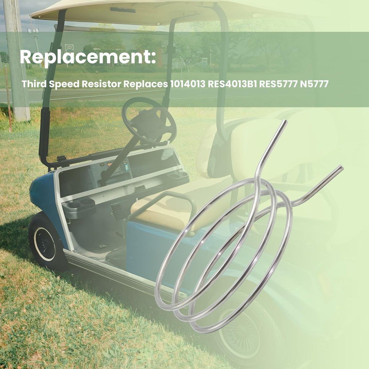 Durable, outdoor-ready resistor resists oxidation for longer service life.