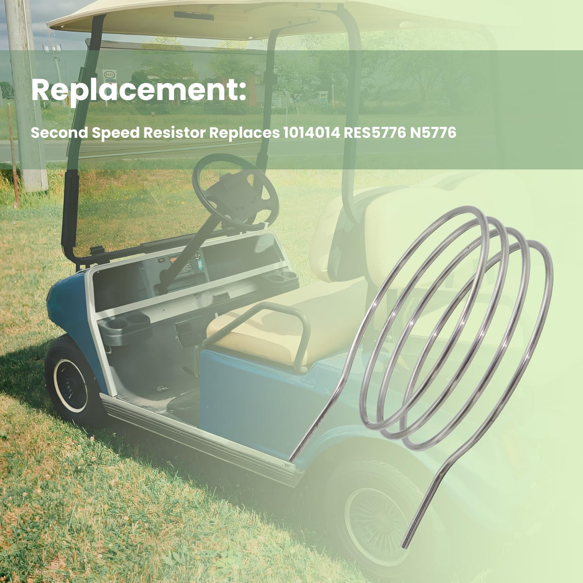 ASTROSYNC in-box view confirms replacement part ready for Club Car DS.