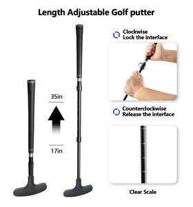 Asyxstar golf kids putter silicone wrap head protects during practice.