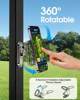 Atofoi offers a 3-fold arm and 360-degree rotation for versatile viewing angles.