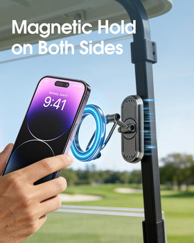 Atofoi universal fit with a metal ring accommodates non-magnetic devices and many Android phones.