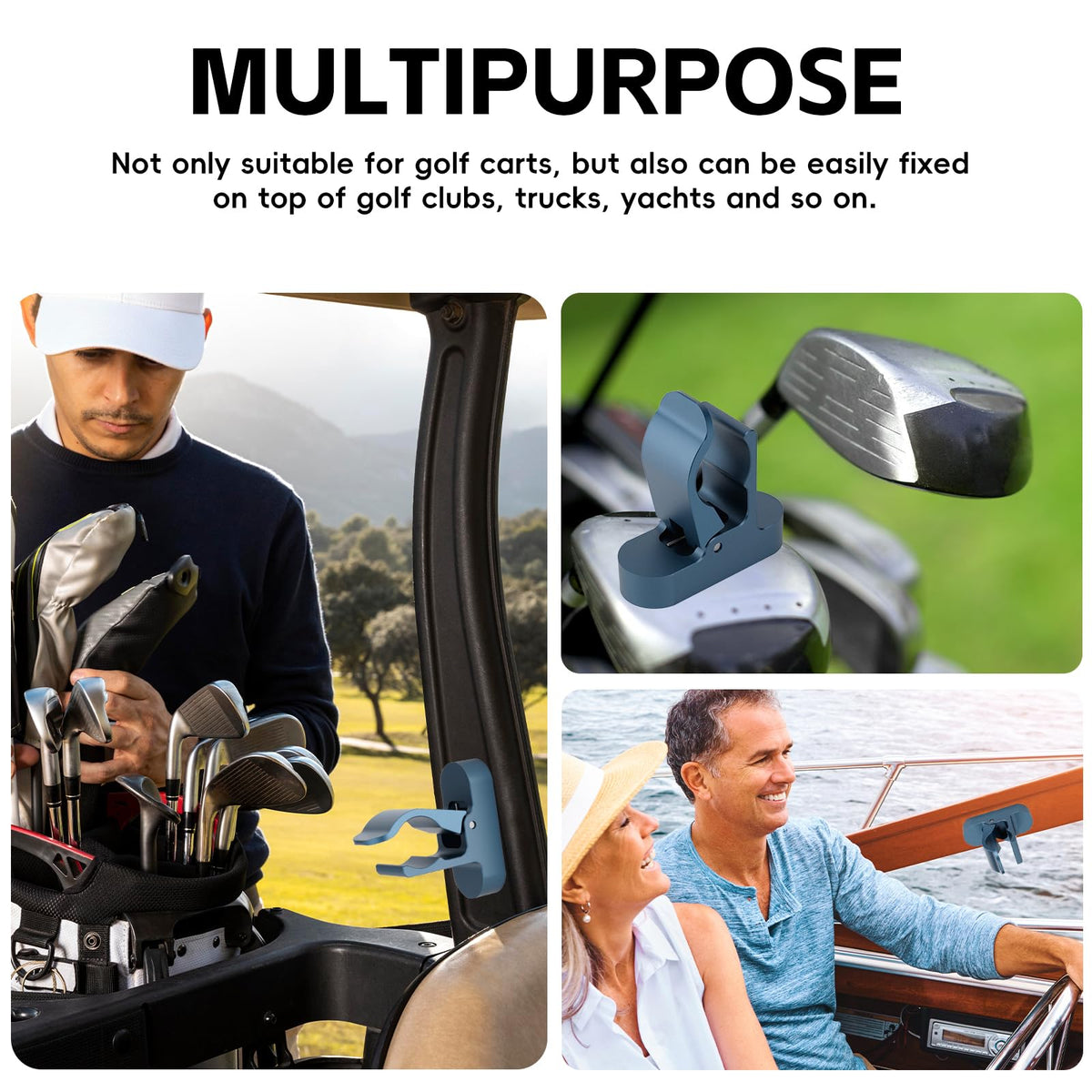 Atokrtact clip-on cart mount keeps gear within easy reach