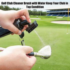 ATQIK anti-leak reservoir prevents spills during on-course cleaning