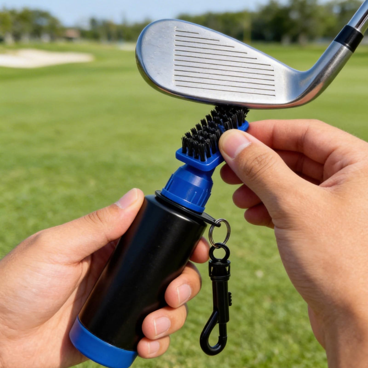 ATQIK compact kit fits neatly in a golf bag pocket