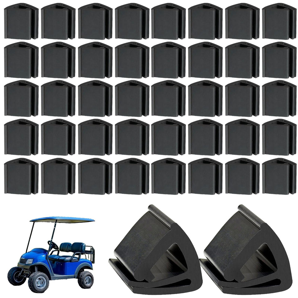 ATQIK universal EZGO windshield clips secure upper frame for stable rides