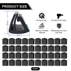 ATQIK universal Yamaha windshield clips for reliable attachment across models