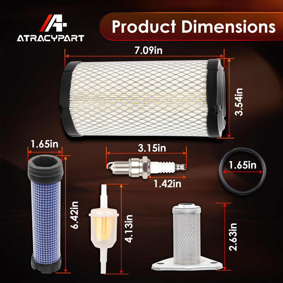 ATRACYPART EZGO spark plugs NGK BPR4ES — reliable ignition for starts.