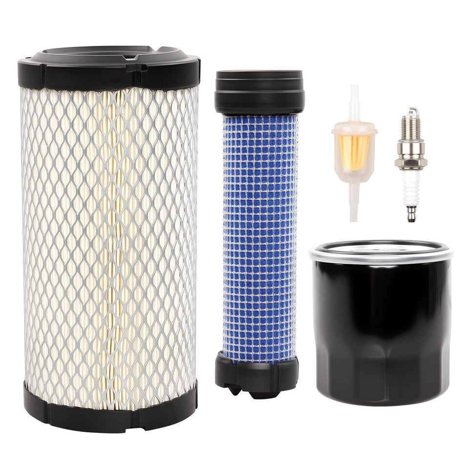 ATRACYPART EZGO tune up kit oil filter close-up showing filtration efficiency for Kawasaki engines.