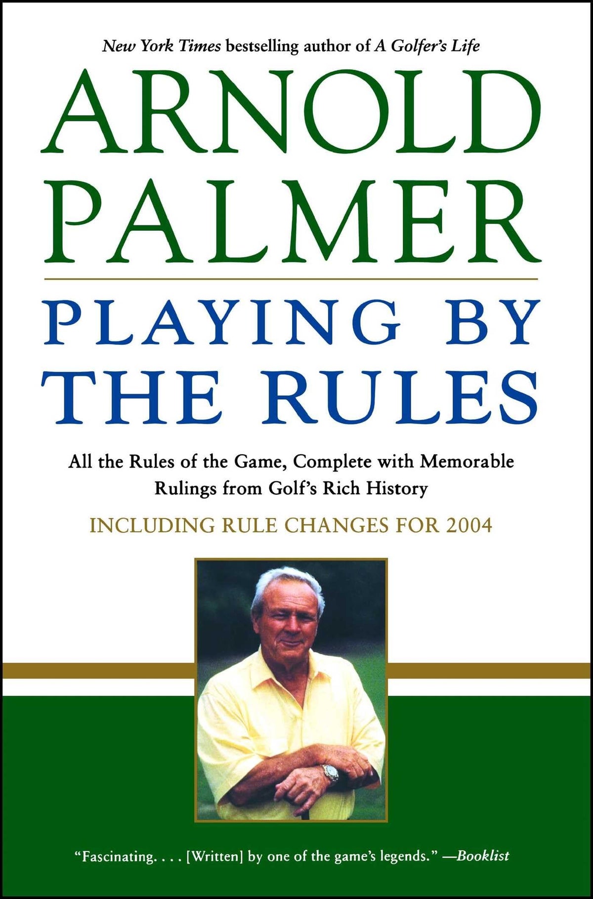 Atria Books' Playing by the Rules cover with clear golf rules insights for more confident play