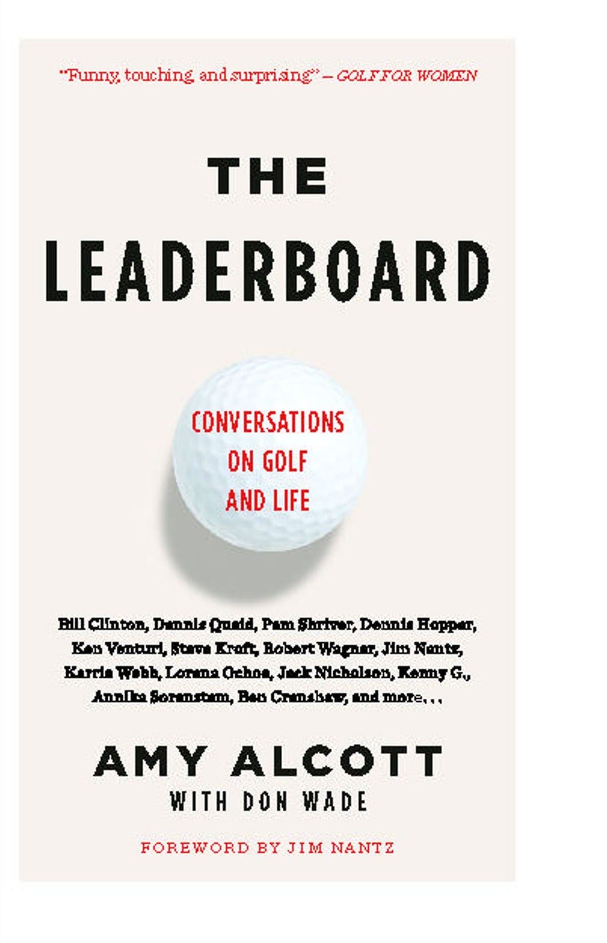 Atria Books The Leaderboard book cover, ideal gift for golf fans seeking engaging life stories