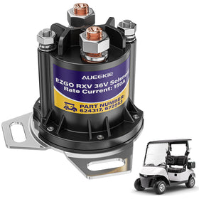 AUEEKIE golf cart solenoid side view shows sturdy construction for EZGO RXV