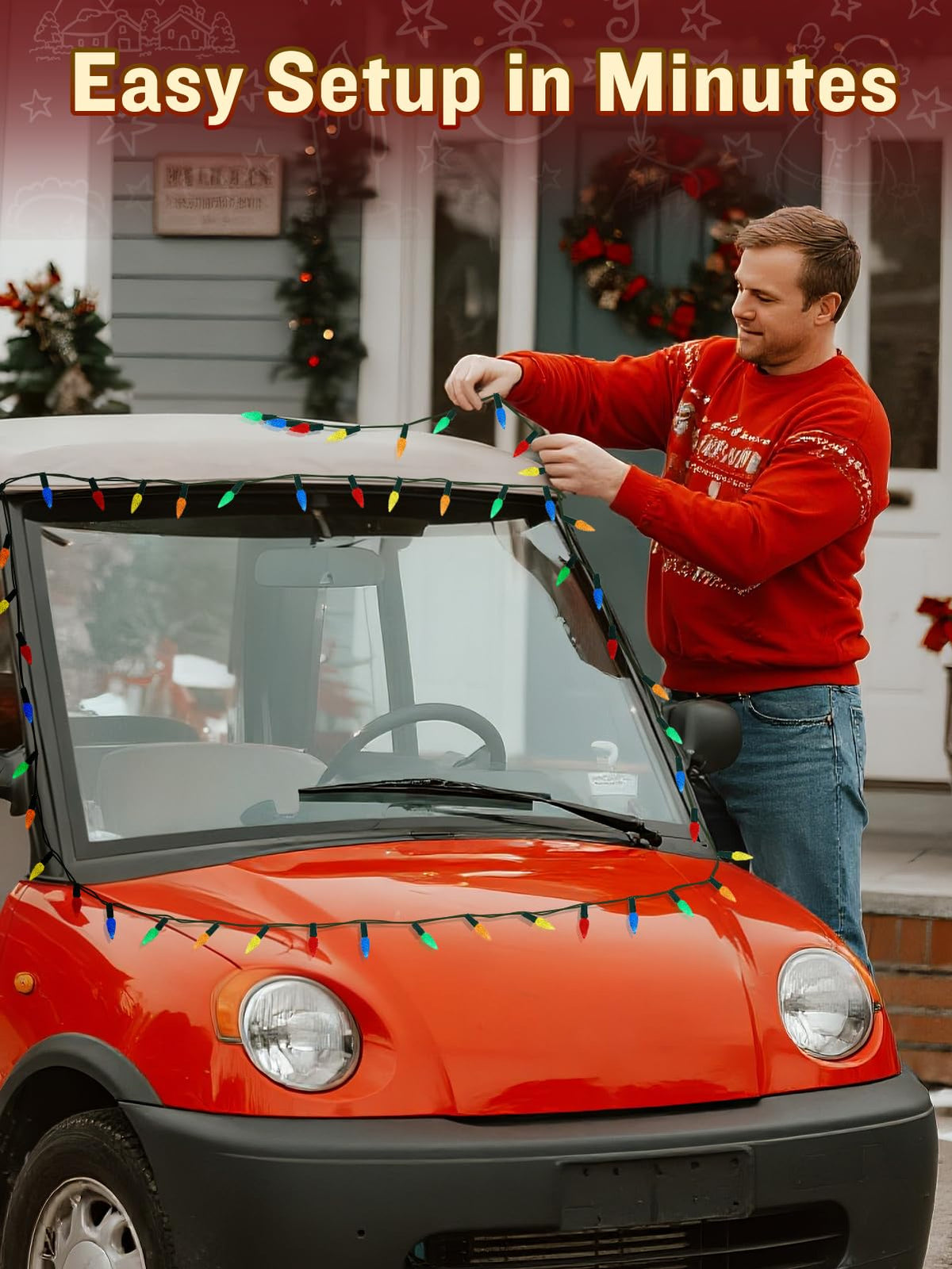 Aulock parade-ready decor helps your cart stand out during events.