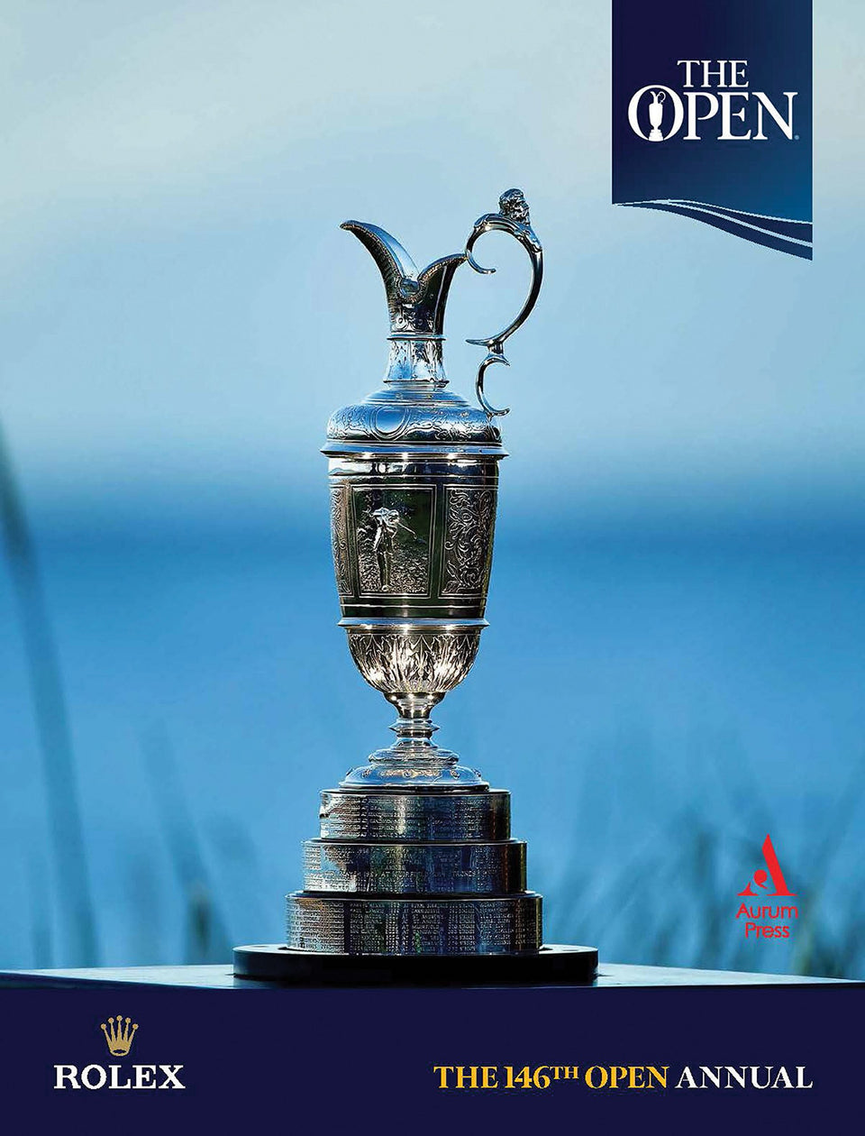 Aurum Press The 146th Open Annual cover image showing iconic golf moments and expert storytelling.