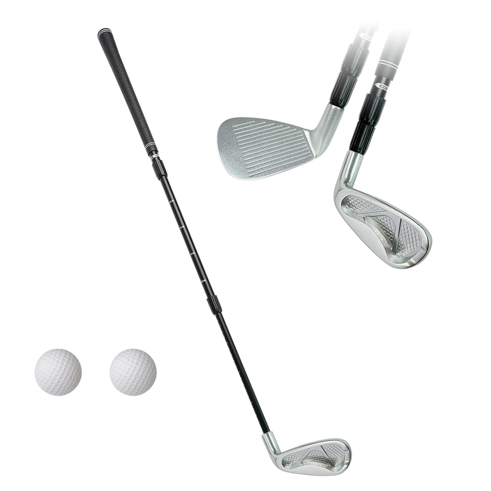 Ausluofell 40° Two Way Putter with adjustable shaft enables versatile setups.