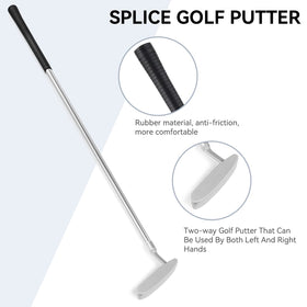 Ausluofell golf putter with ergonomic grip for comfortable practice sessions.