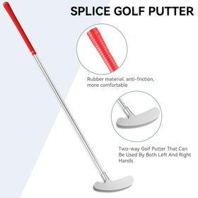 Ausluofell golf putter two-pack left-handed setup supports versatile practice