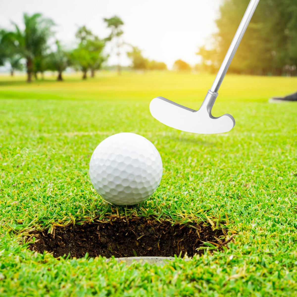 Ausluofell golf putter two-pack with training balls for at-home sessions