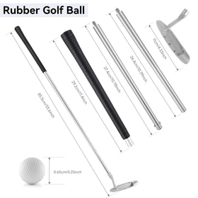 Ausluofell mini club golf set with balanced design and ergonomic grip for improved putting consistency.