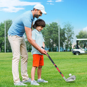 Ausluofell Premium Aluminum Putter lightweight construction improves maneuverability during practice.