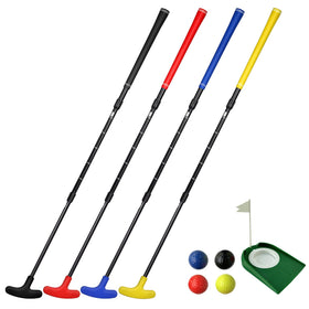Ausluofell two-way mini putter design for both hands, ideal for home practice.