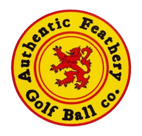 Feathery golf ball cutaway offers tangible link to golf history and craft